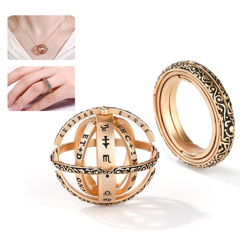 Creative Astronomical Ball Ring (With A Free Chain)-BUNNYKACHU