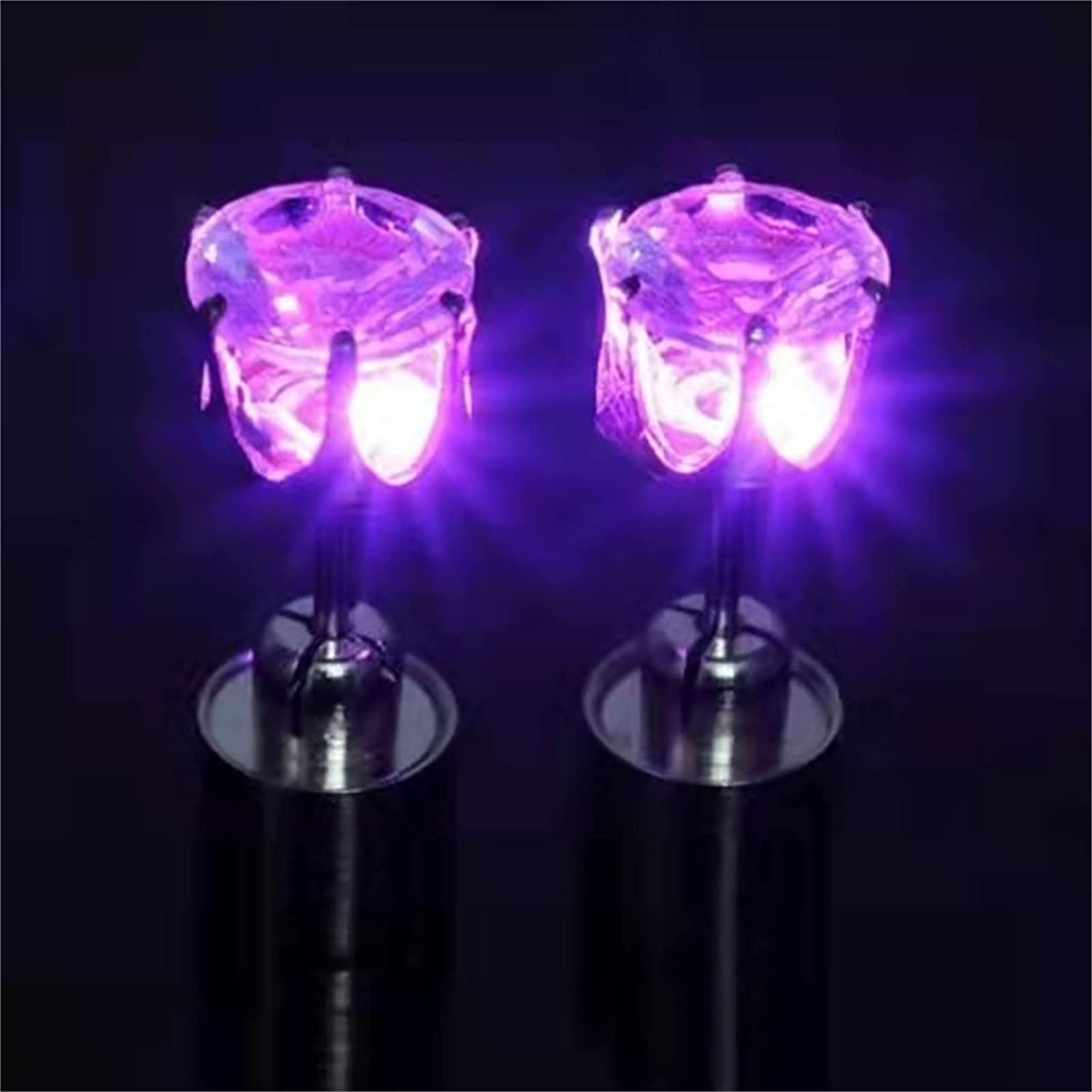 LED color-changing light-emitting earrings prom accessories jewelry-BUNNYKACHU
