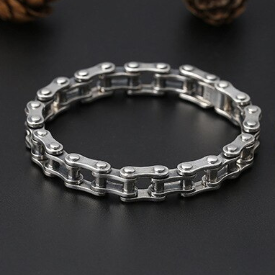 Men's titanium steel bicycle chain bracelet-BUNNYKACHU