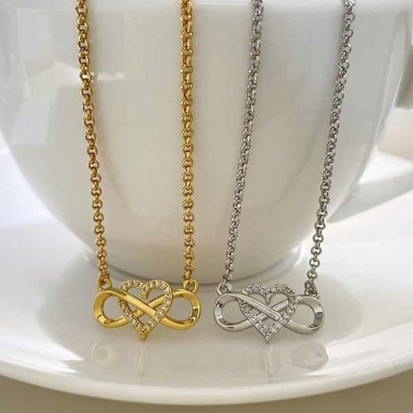🔥Infinite Love Necklace-''I love you until infinity runs out''👩❤️👧-BUNNYKACHU