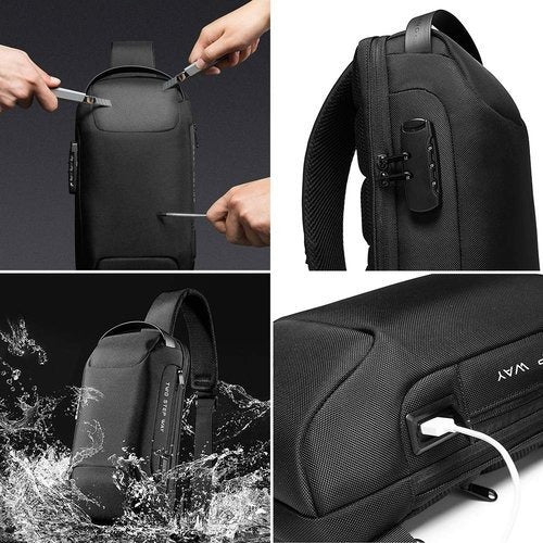 USB charging sport sling Anti-theft shoulder bag🔥SALE 50% OFF🔥-BUNNYKACHU
