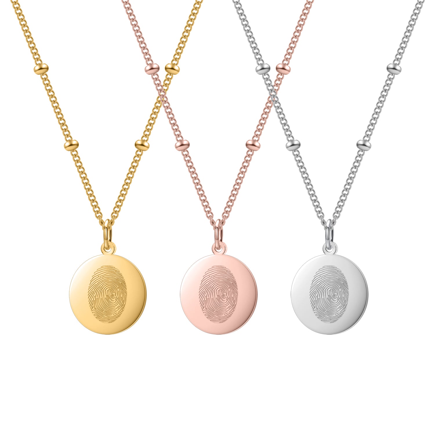 "Your Print On My Life" Necklace (LIFETIME GUARANTEE + GIFT BOX)-BUNNYKACHU