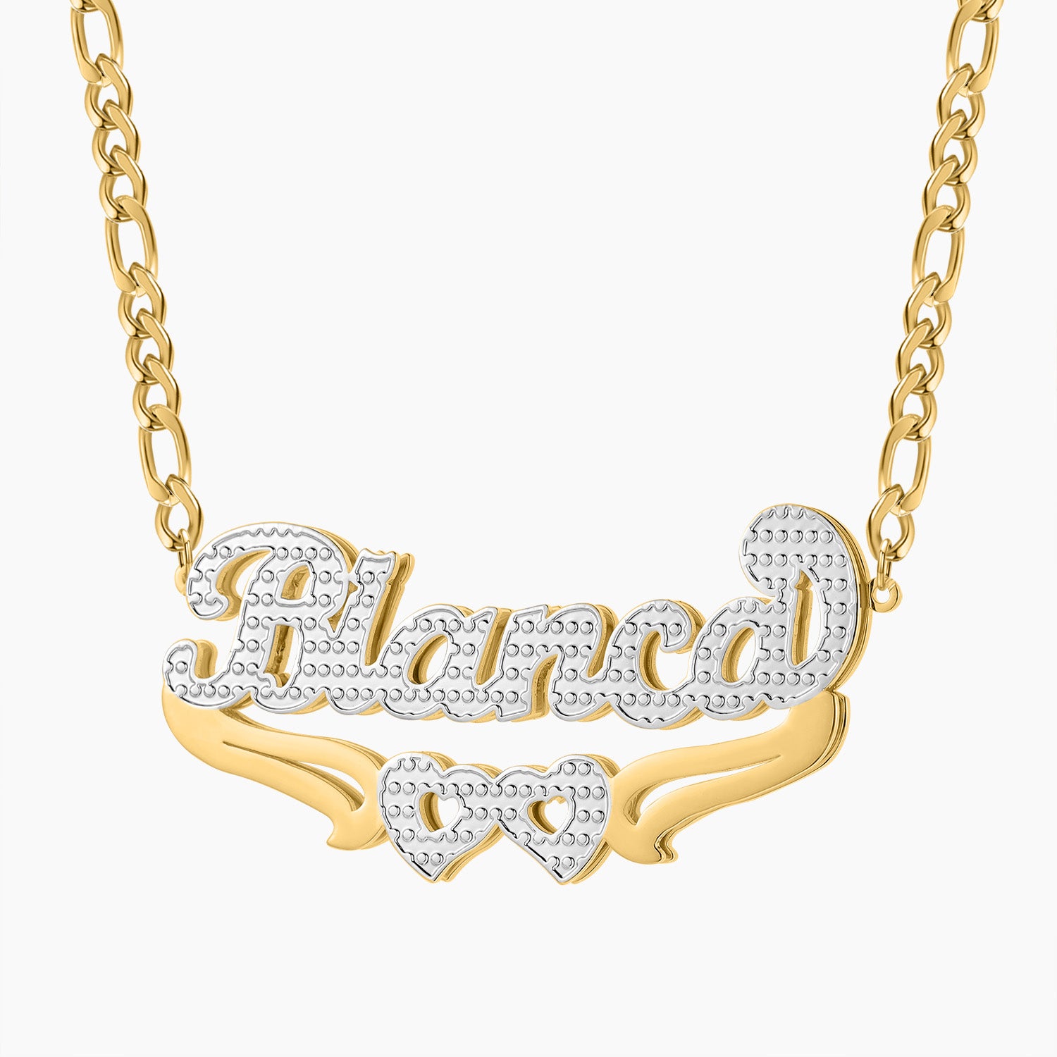 Double Plated Custom Name Necklace By C&L (Lifetime Gurantee)-BUNNYKACHU