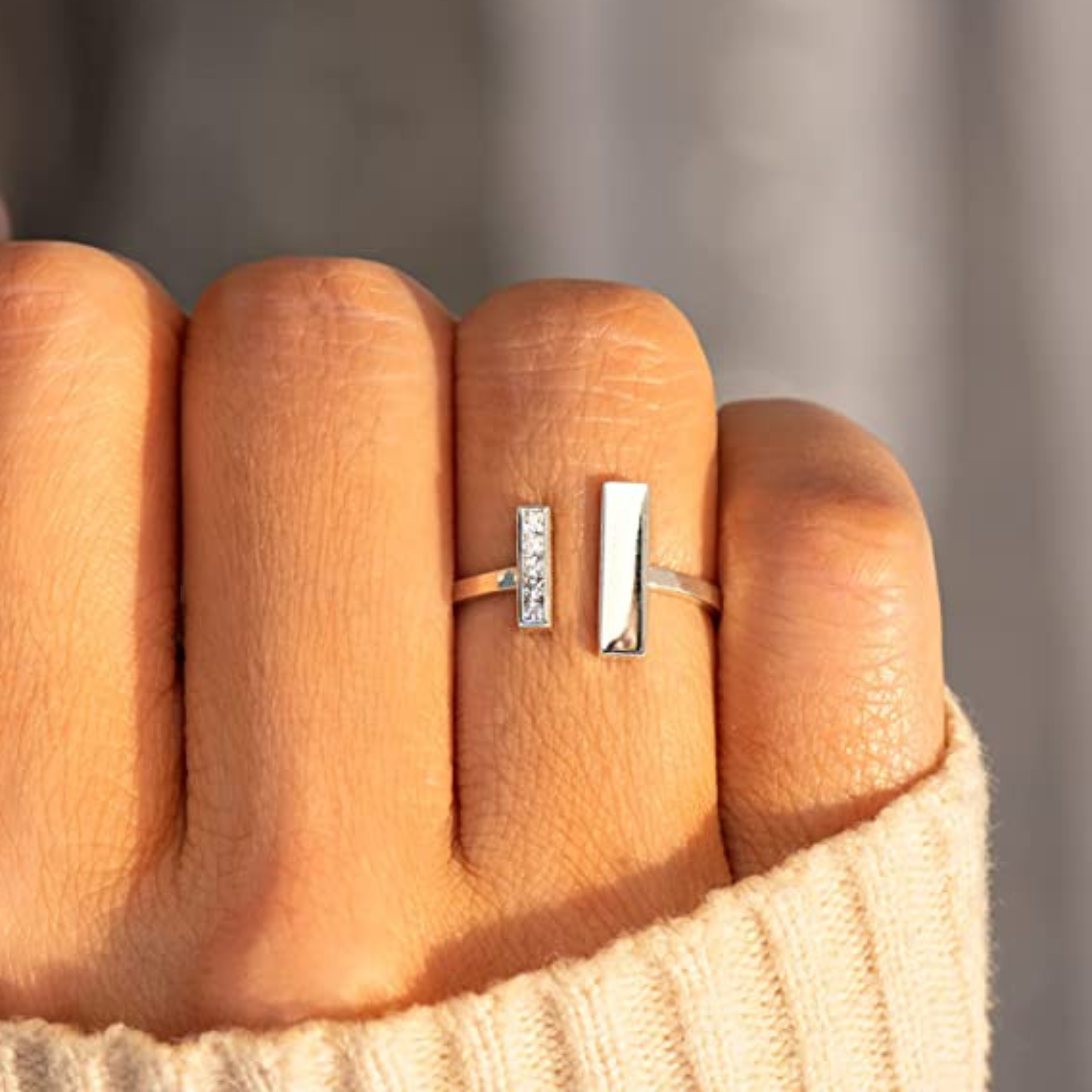 'Thick & Thin' Adjustable Ring by C&L-BUNNYKACHU