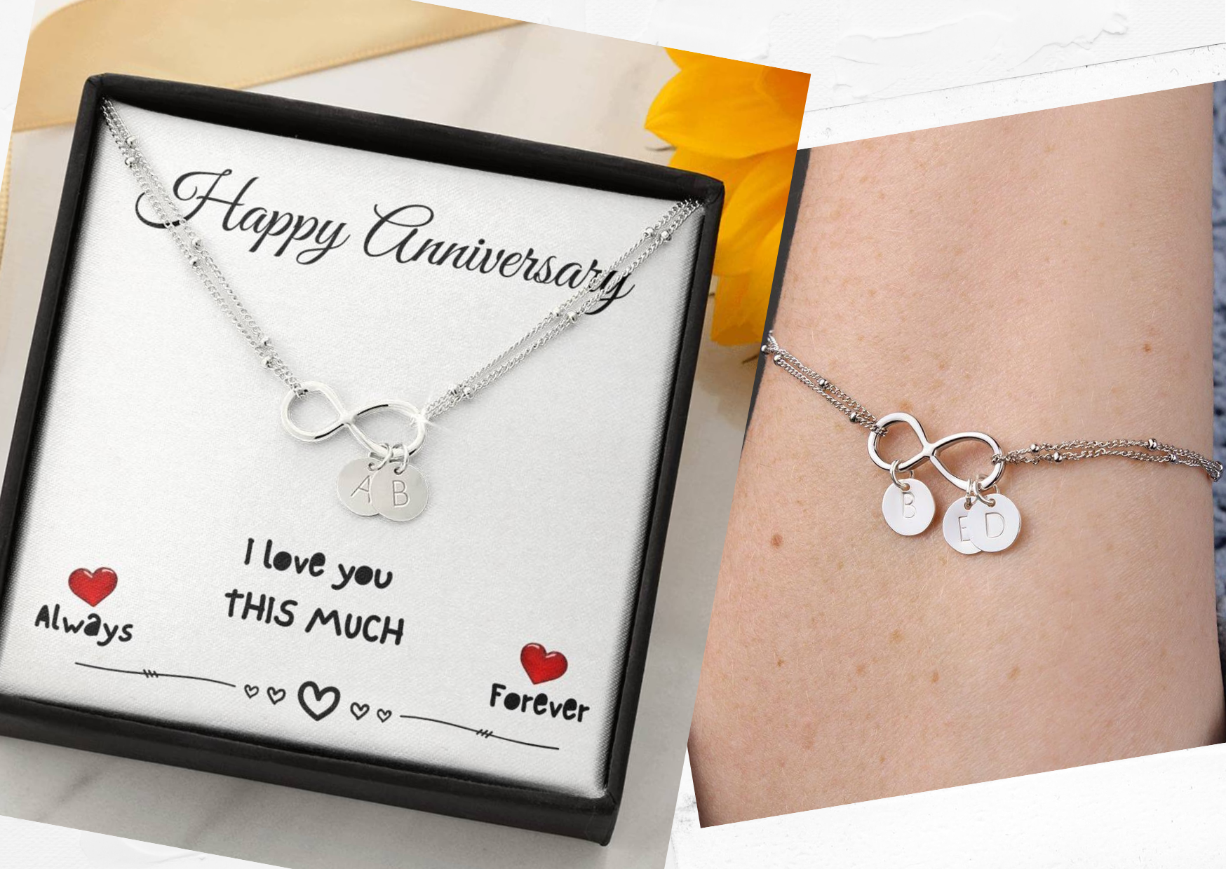 To My Wife - Infinity Bracelet - Happy Anniversary-BUNNYKACHU
