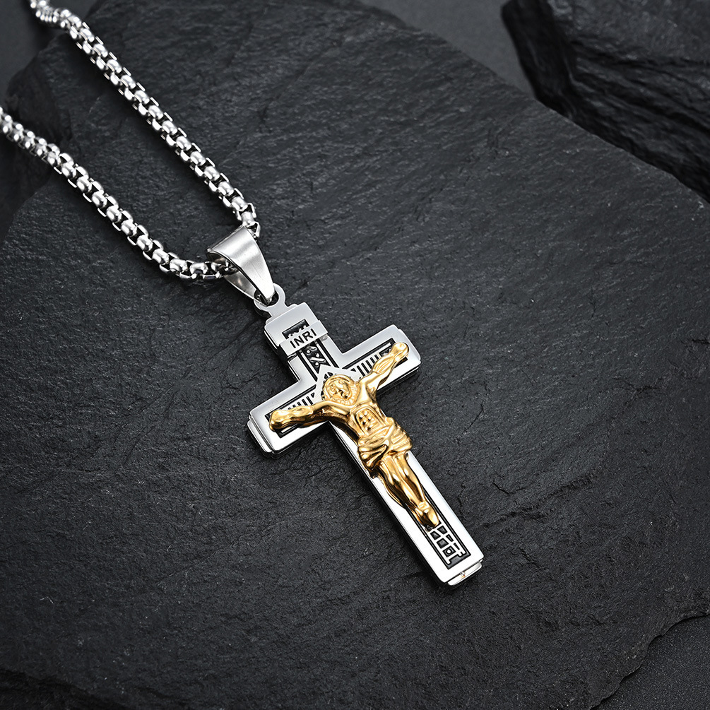 Jesus Necklace - Crucifixion Necklace-BUNNYKACHU