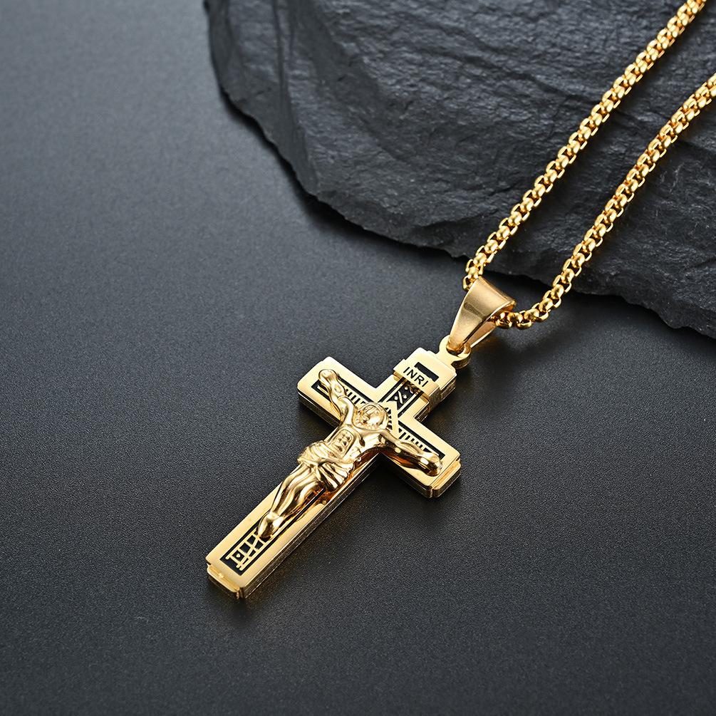 Jesus Necklace - Crucifixion Necklace-BUNNYKACHU