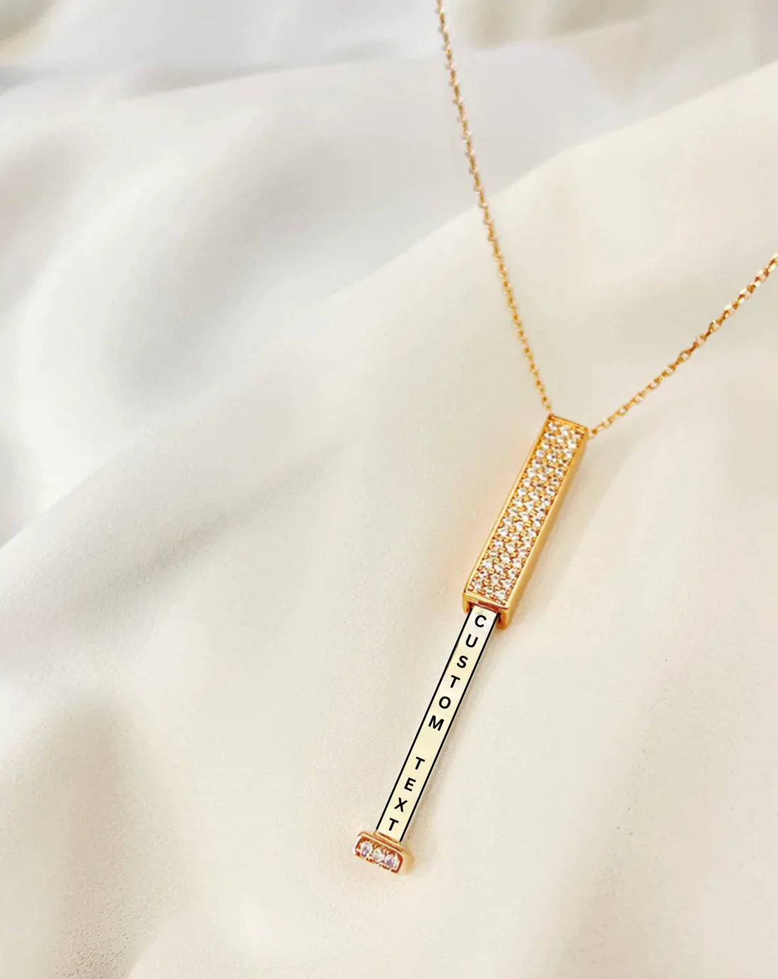 Personalized Message Bar Necklace by C&L-BUNNYKACHU