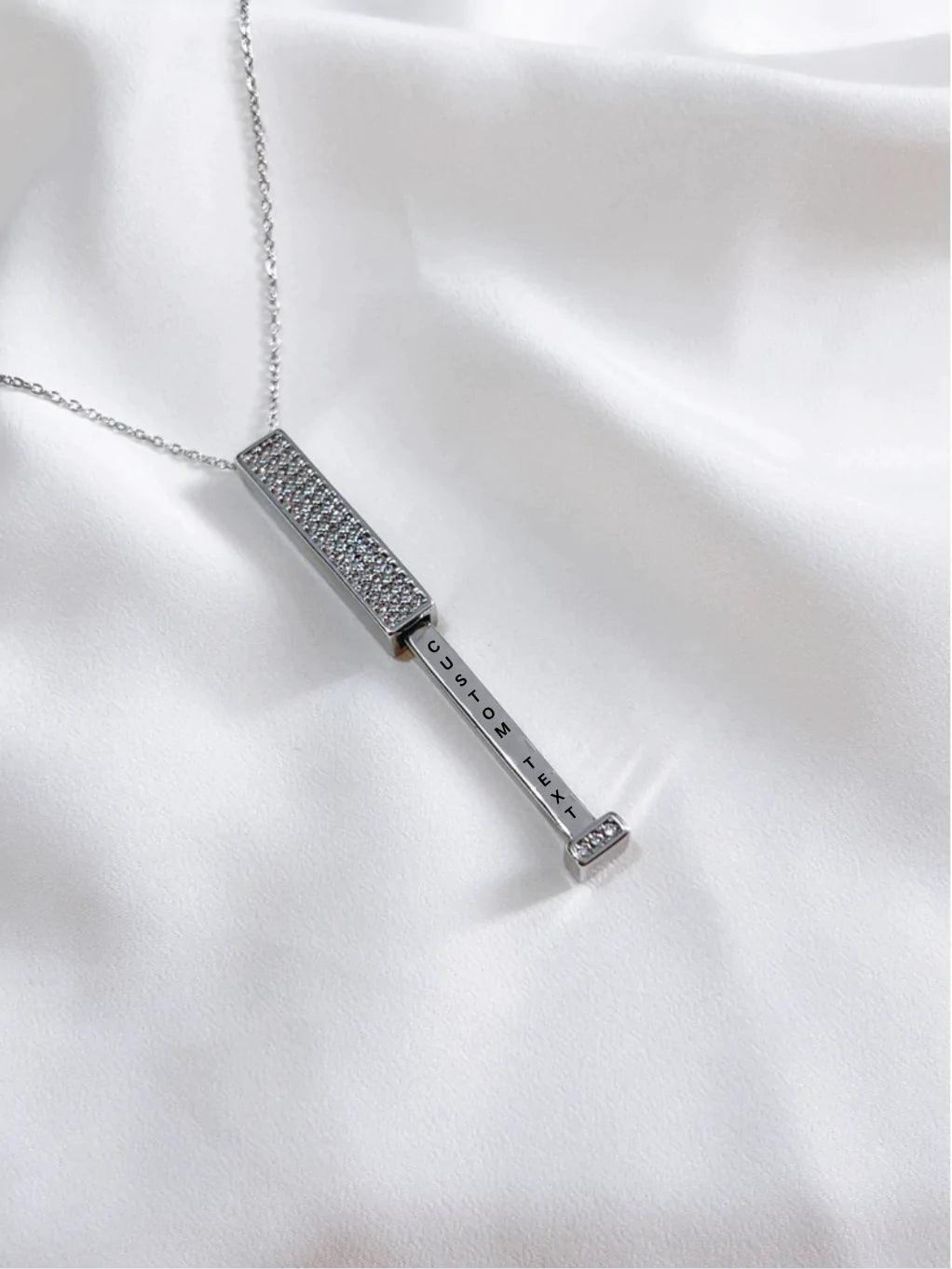 Personalized Message Bar Necklace by C&L-BUNNYKACHU