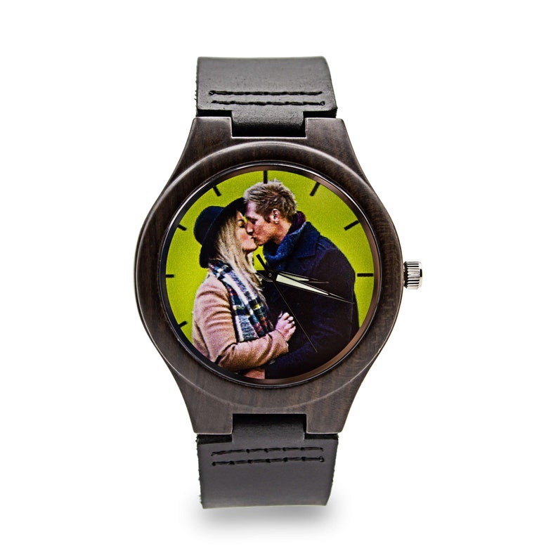 DIY personalized pictures custom sandalwood watches-BUNNYKACHU