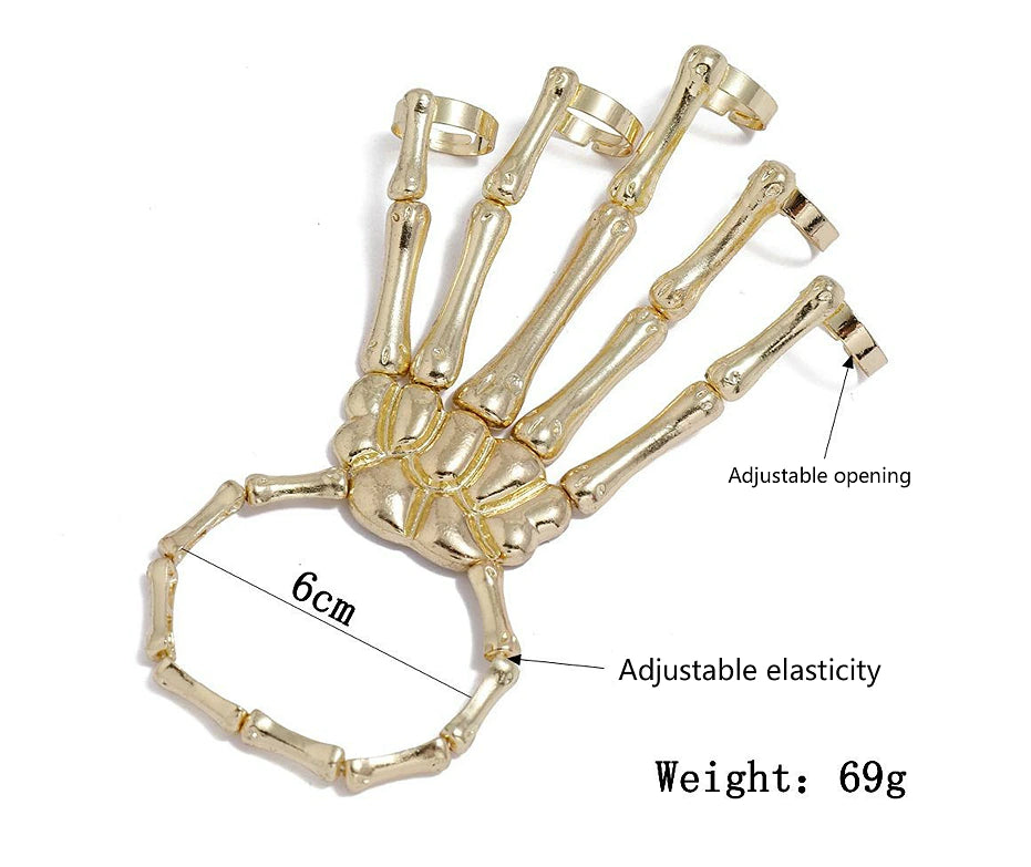 bunnykachu punk skull bracelet-BUNNYKACHU