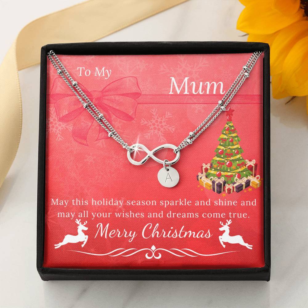 To My Mum Infinity Love Bracelet Christmas Gift Set-BUNNYKACHU