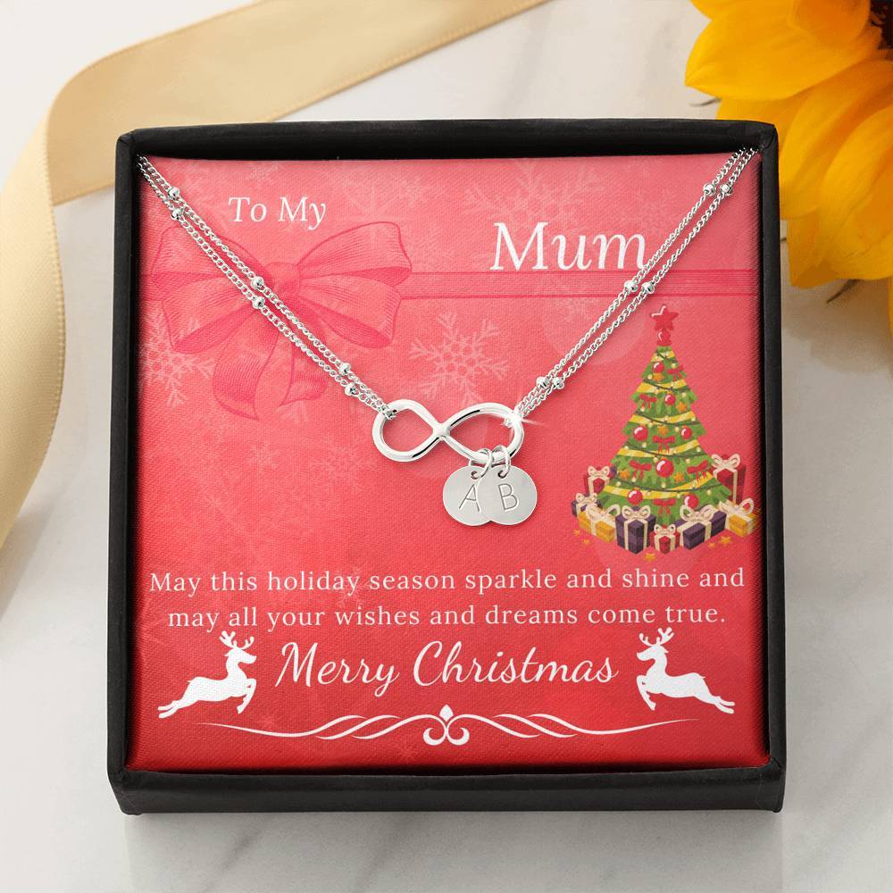 To My Mum Infinity Love Bracelet Christmas Gift Set-BUNNYKACHU