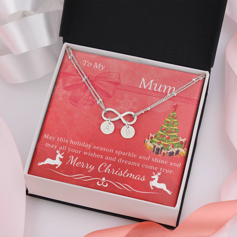 To My Mum Infinity Love Bracelet Christmas Gift Set-BUNNYKACHU