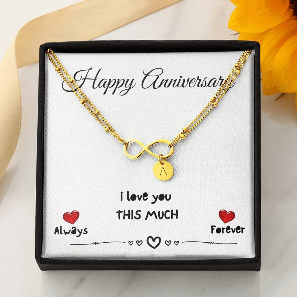 To My Wife - Infinity Bracelet - Happy Anniversary-BUNNYKACHU