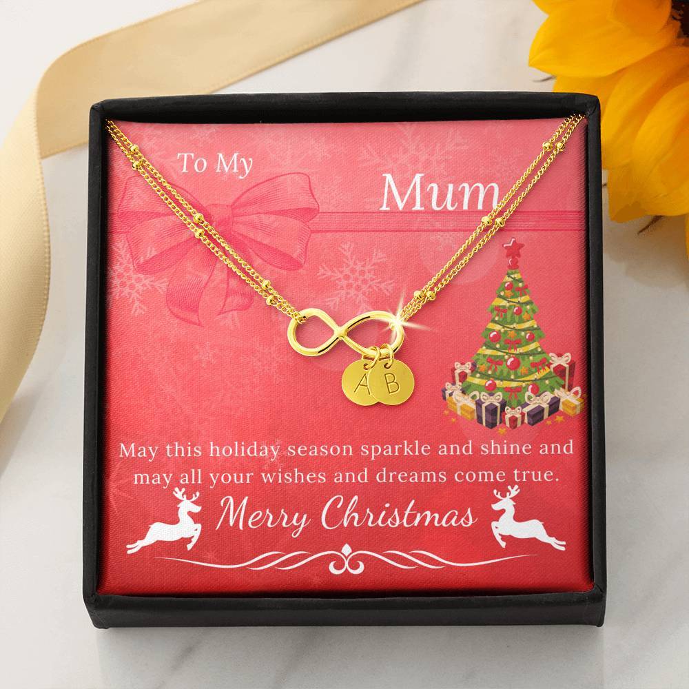 To My Mum Infinity Love Bracelet Christmas Gift Set-BUNNYKACHU