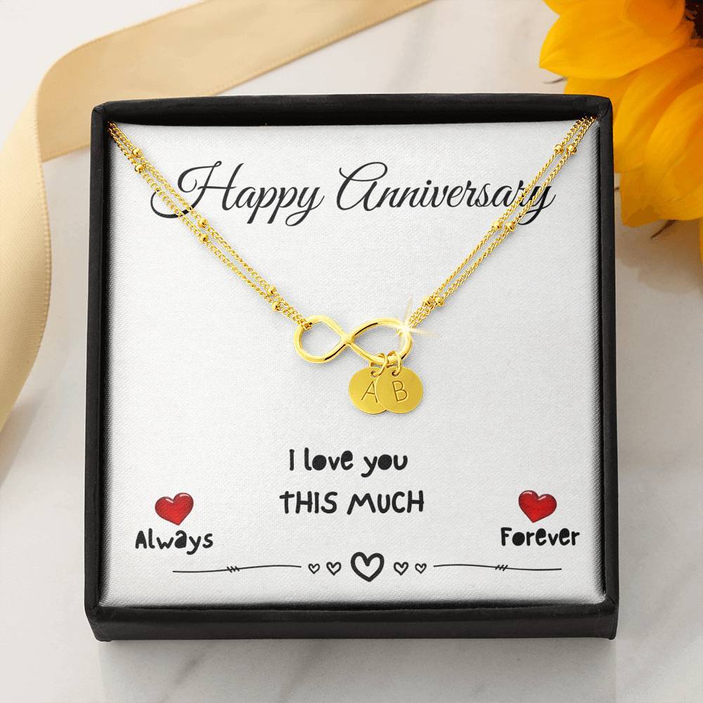To My Wife - Infinity Bracelet - Happy Anniversary-BUNNYKACHU