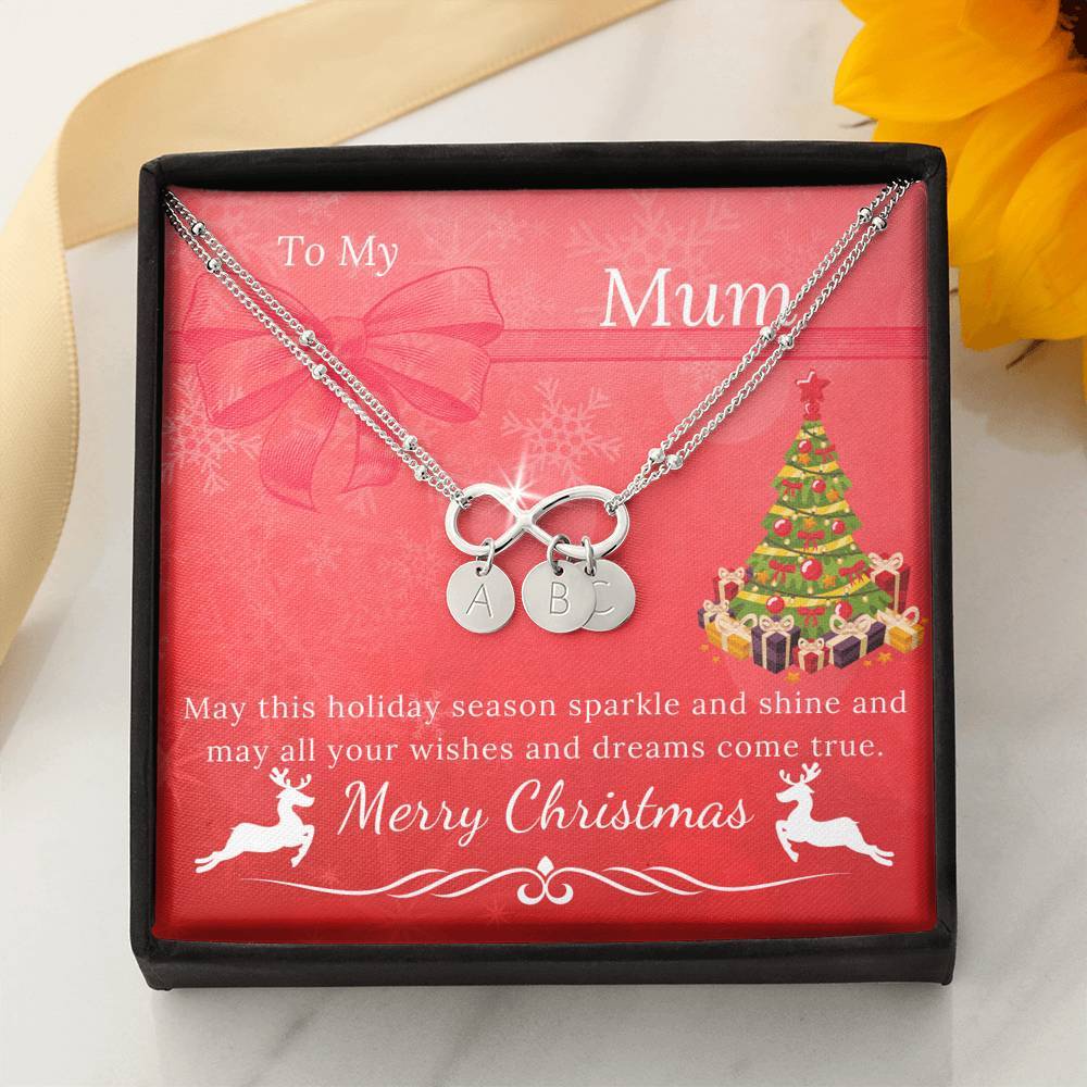 To My Mum Infinity Love Bracelet Christmas Gift Set-BUNNYKACHU