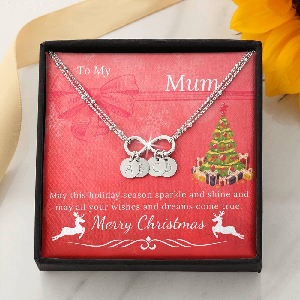 To My Mum Infinity Love Bracelet Christmas Gift Set-BUNNYKACHU