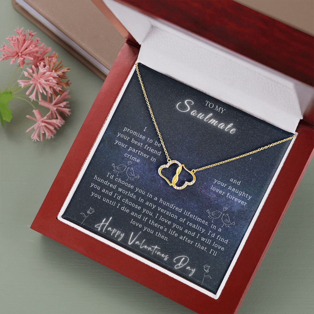 To My Soulmate - Valentines Necklace Gift-BUNNYKACHU