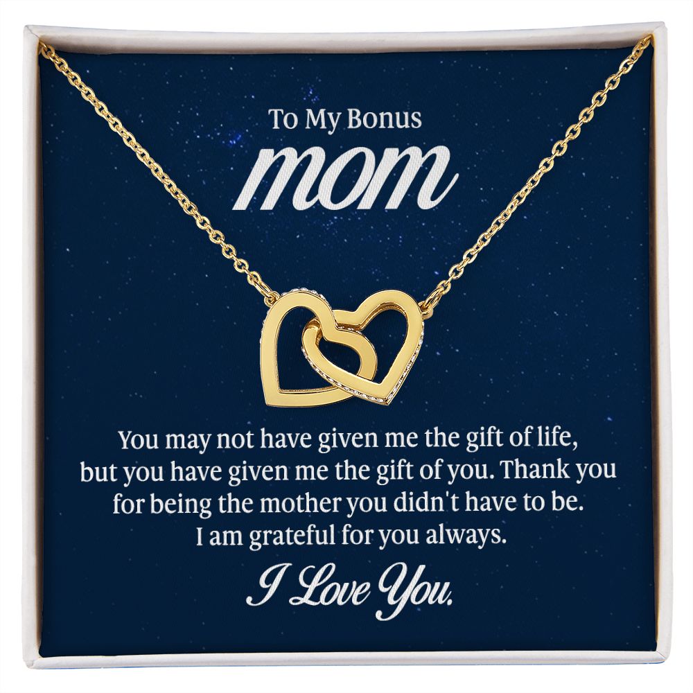 Interlocking heart necklace-BUNNYKACHU