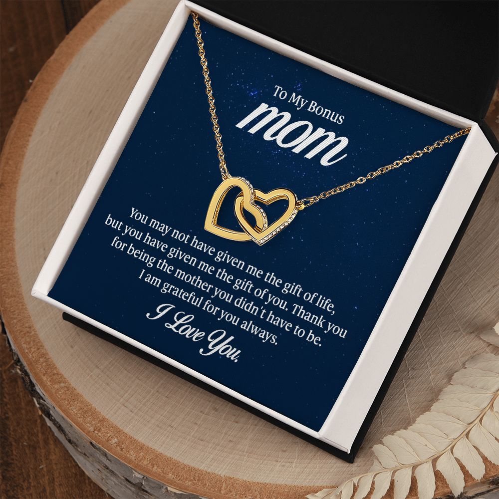 Interlocking heart necklace-BUNNYKACHU