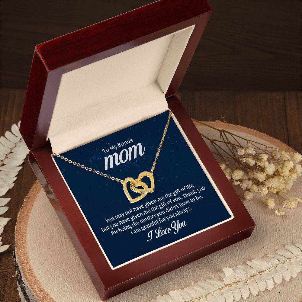 Interlocking heart necklace-BUNNYKACHU