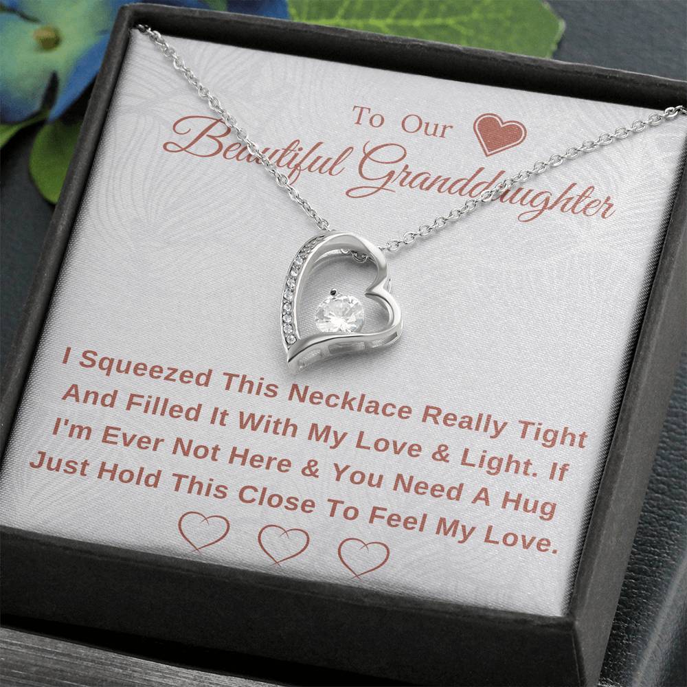 To Our Beautiful Granddaughter - Love and Light Necklace-BUNNYKACHU