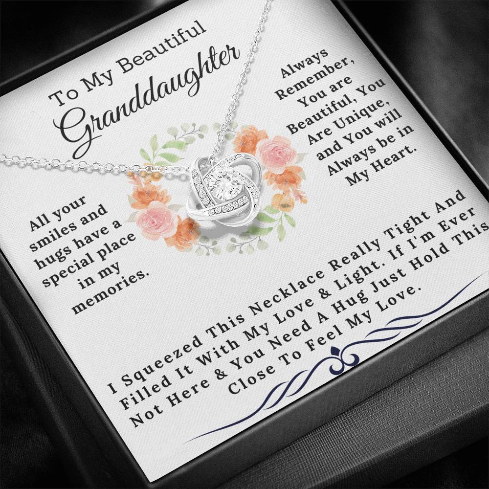 To My Beautiful Granddaughter - Love and Light Necklace Gift Set-BUNNYKACHU