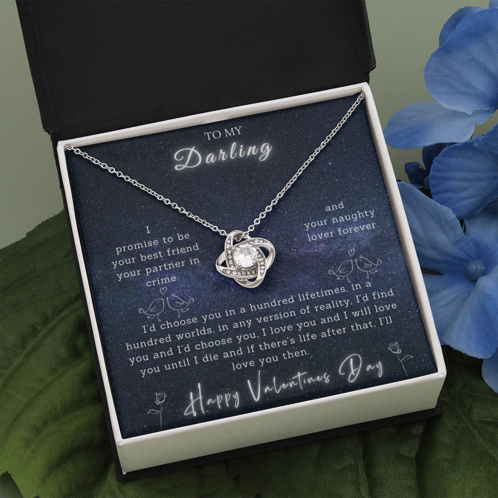 To My Darling - Valentines Necklace Gift-BUNNYKACHU