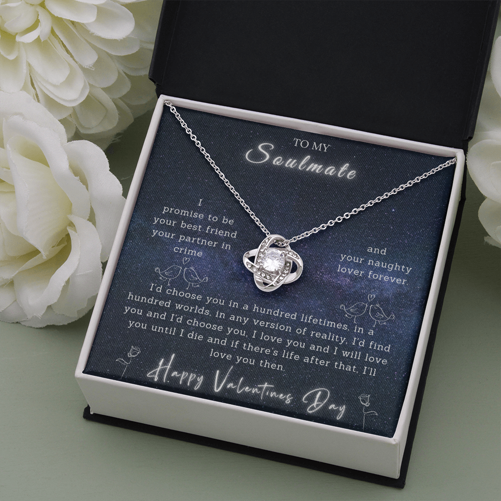 To My Soulmate - Valentines Necklace Gift-BUNNYKACHU