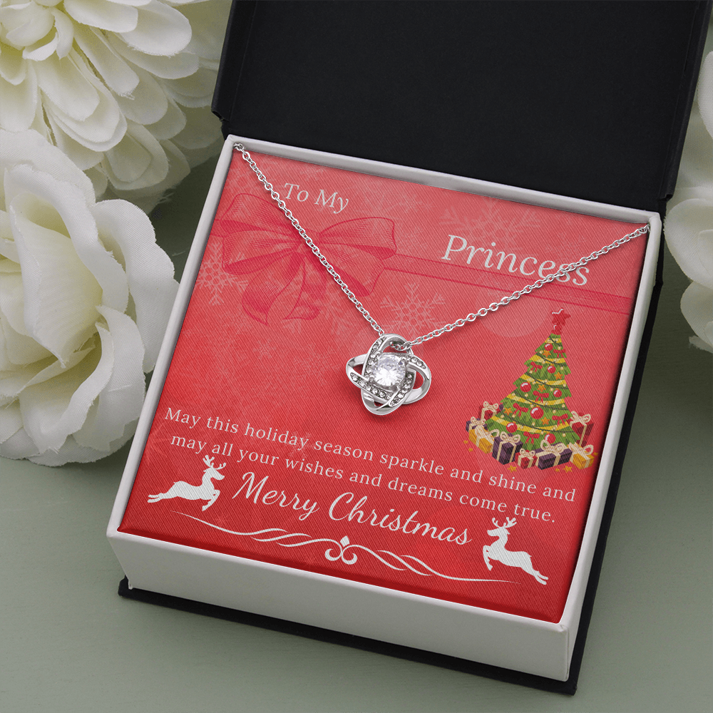 To My Princess - Sparkle and Shine Necklace - Christmas Gift-BUNNYKACHU