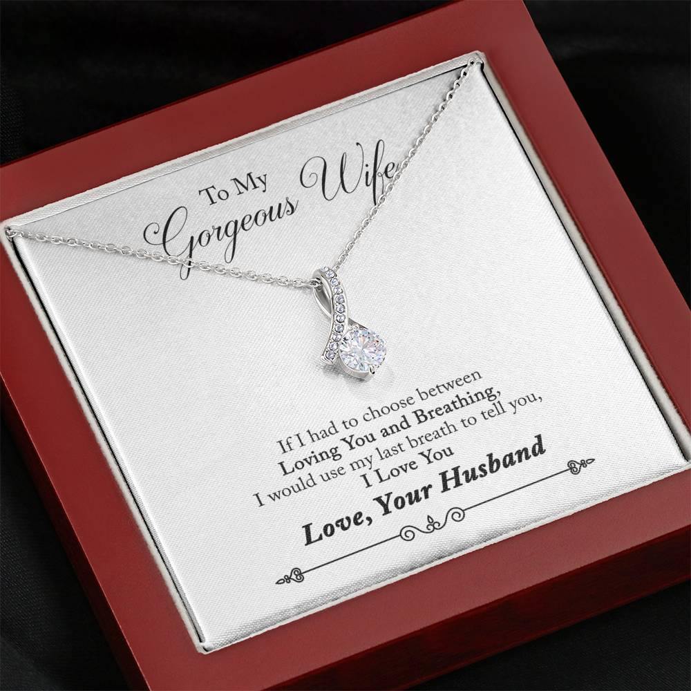 Husband to Wife Alluring Beauty Necklace Love you till the last breadth-BUNNYKACHU