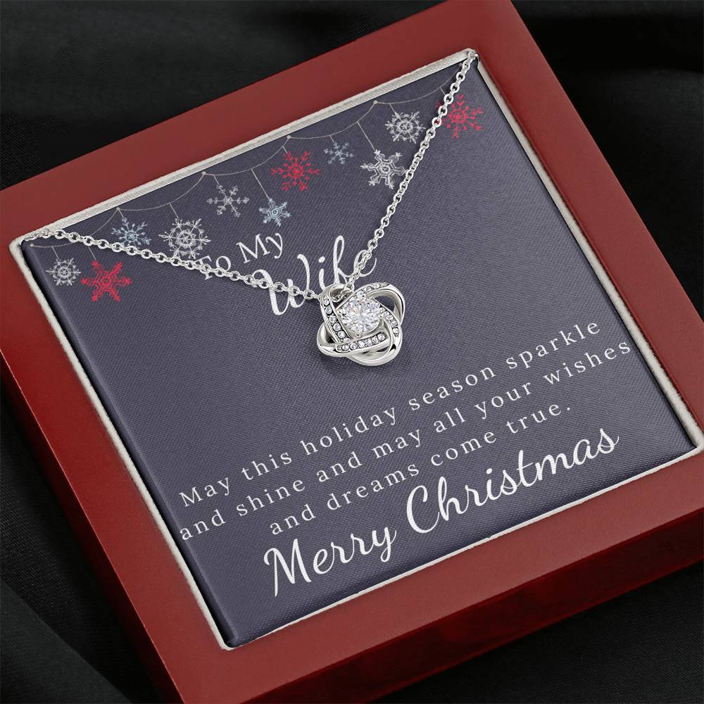 To My Wife - Christmas Love Knot Gift Set-BUNNYKACHU