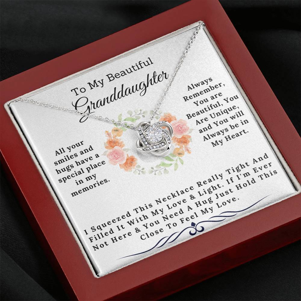To My Beautiful Granddaughter - Love and Light Necklace Gift Set-BUNNYKACHU