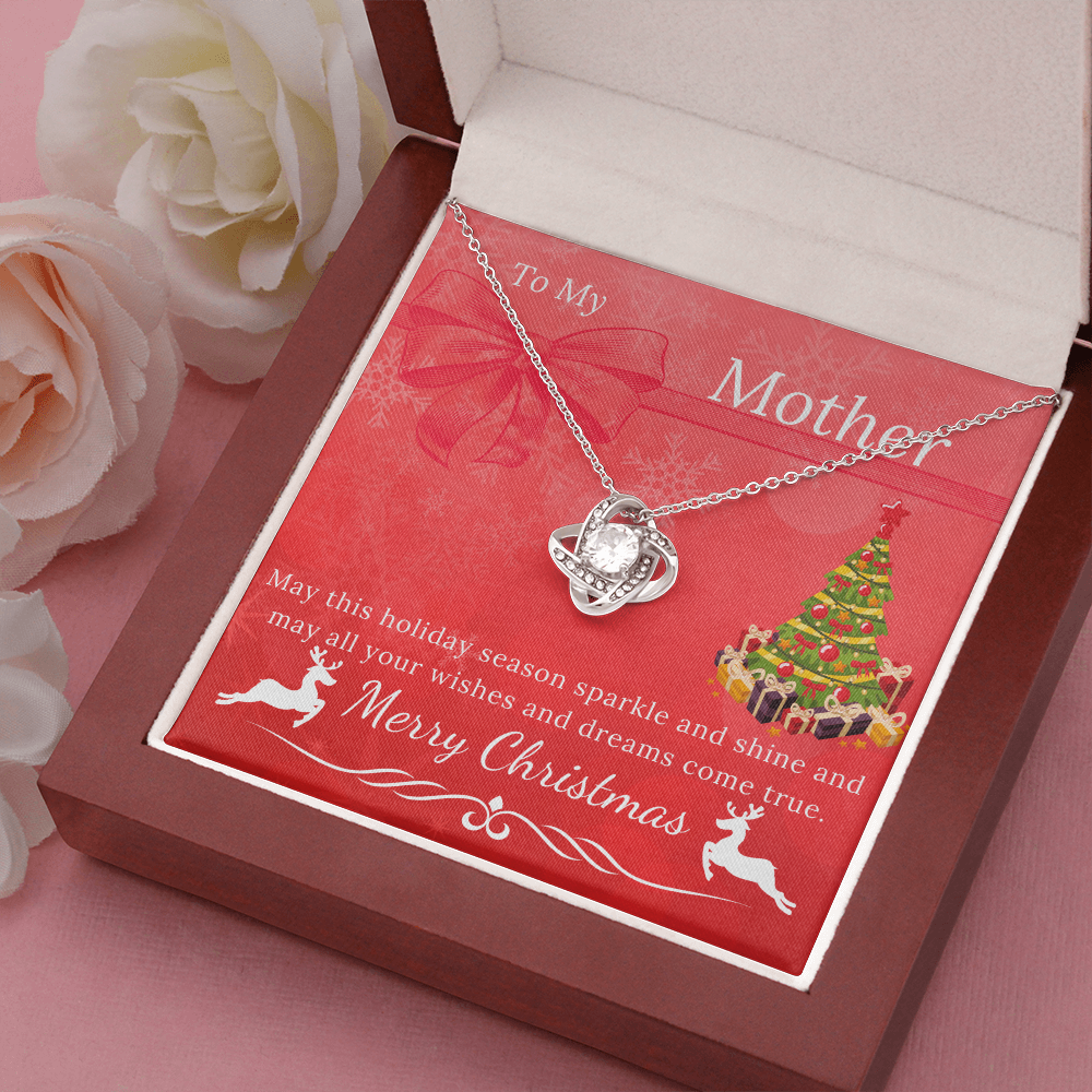 To My Mother - Sparkle and Shine Necklace - Christmas Gift-BUNNYKACHU