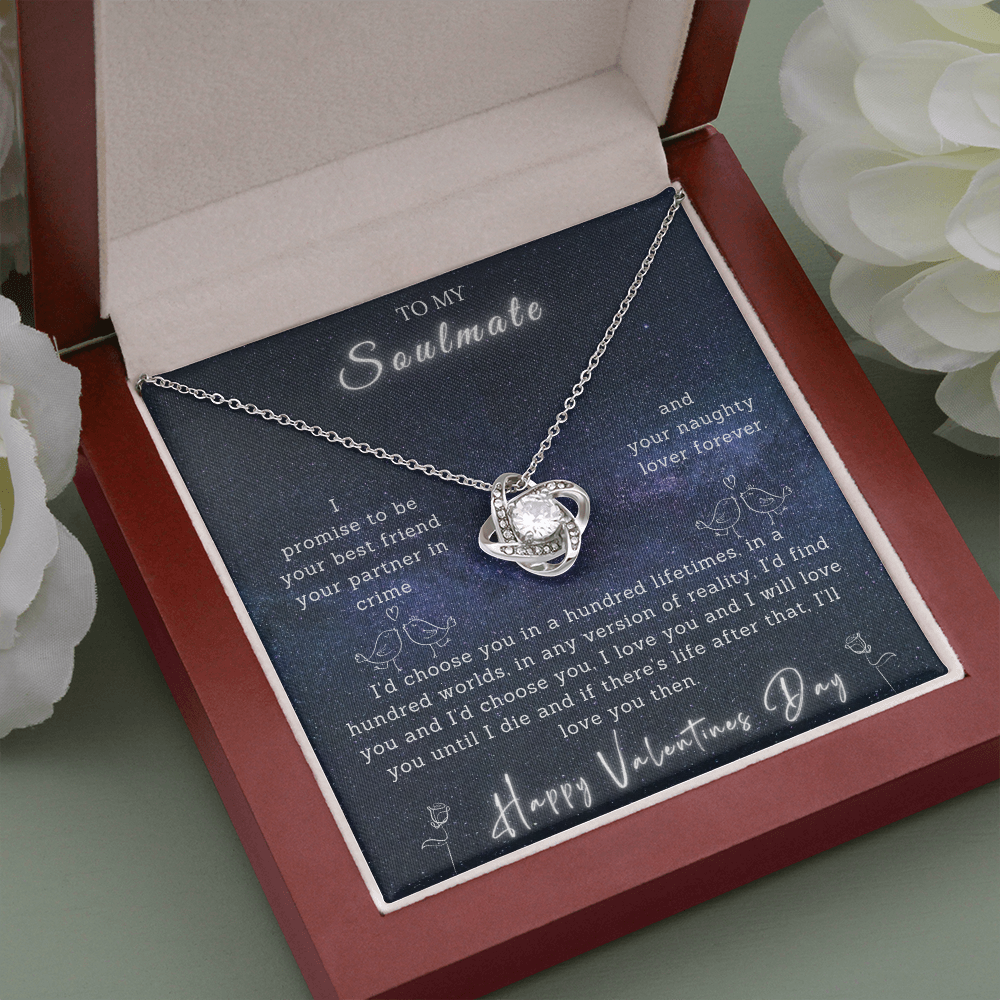 To My Soulmate - Valentines Necklace Gift-BUNNYKACHU