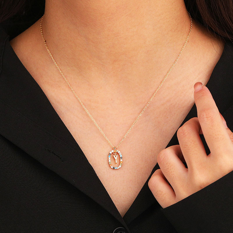 Alphabet Necklace -BUNNYKACHU