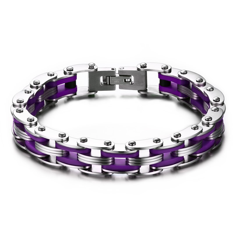 Men's titanium steel bicycle chain bracelet-BUNNYKACHU