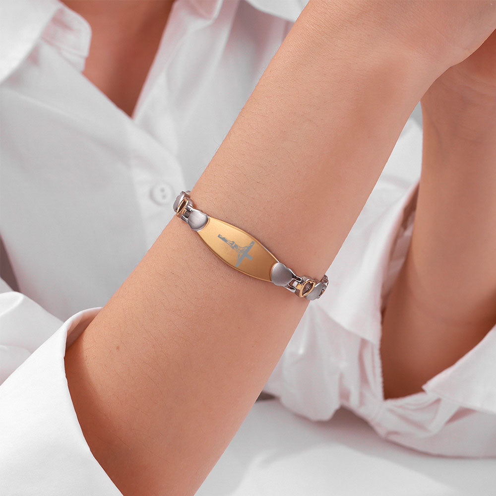 Women's Jesus cross bracelet-BUNNYKACHU