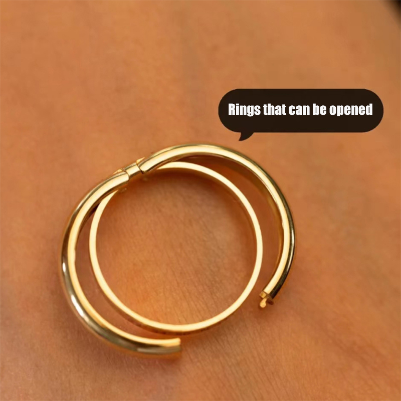 Custom Hidden Message Creative Couple Ring, hidden secrets in rings-BUNNYKACHU