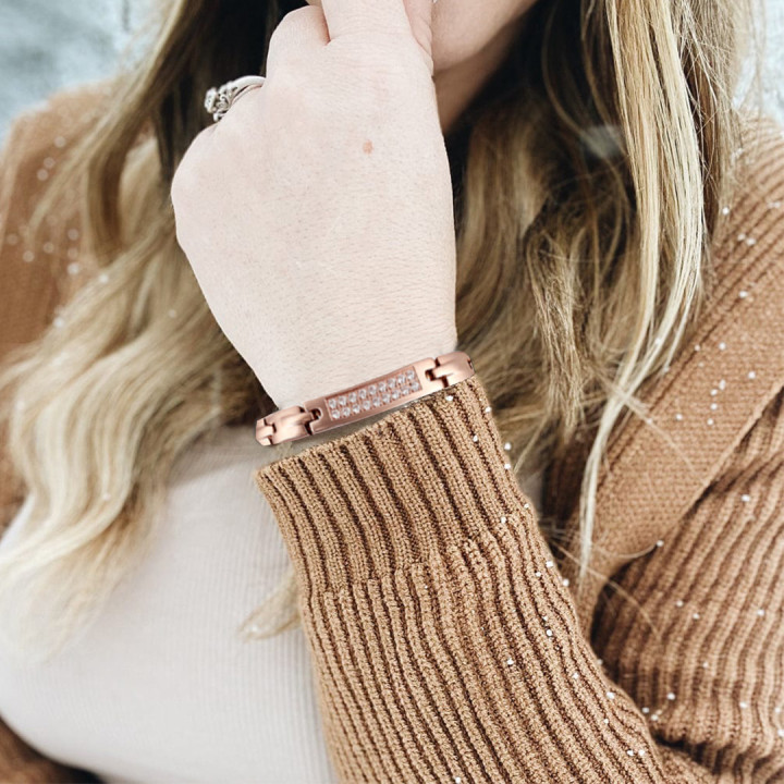 Women's titanium steel crystal magnetic therapy bracelet-BUNNYKACHU