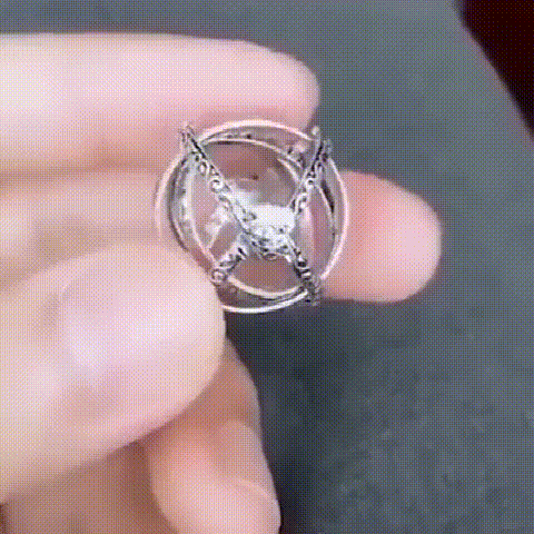 Creative Astronomical Ball Ring (With A Free Chain)-BUNNYKACHU