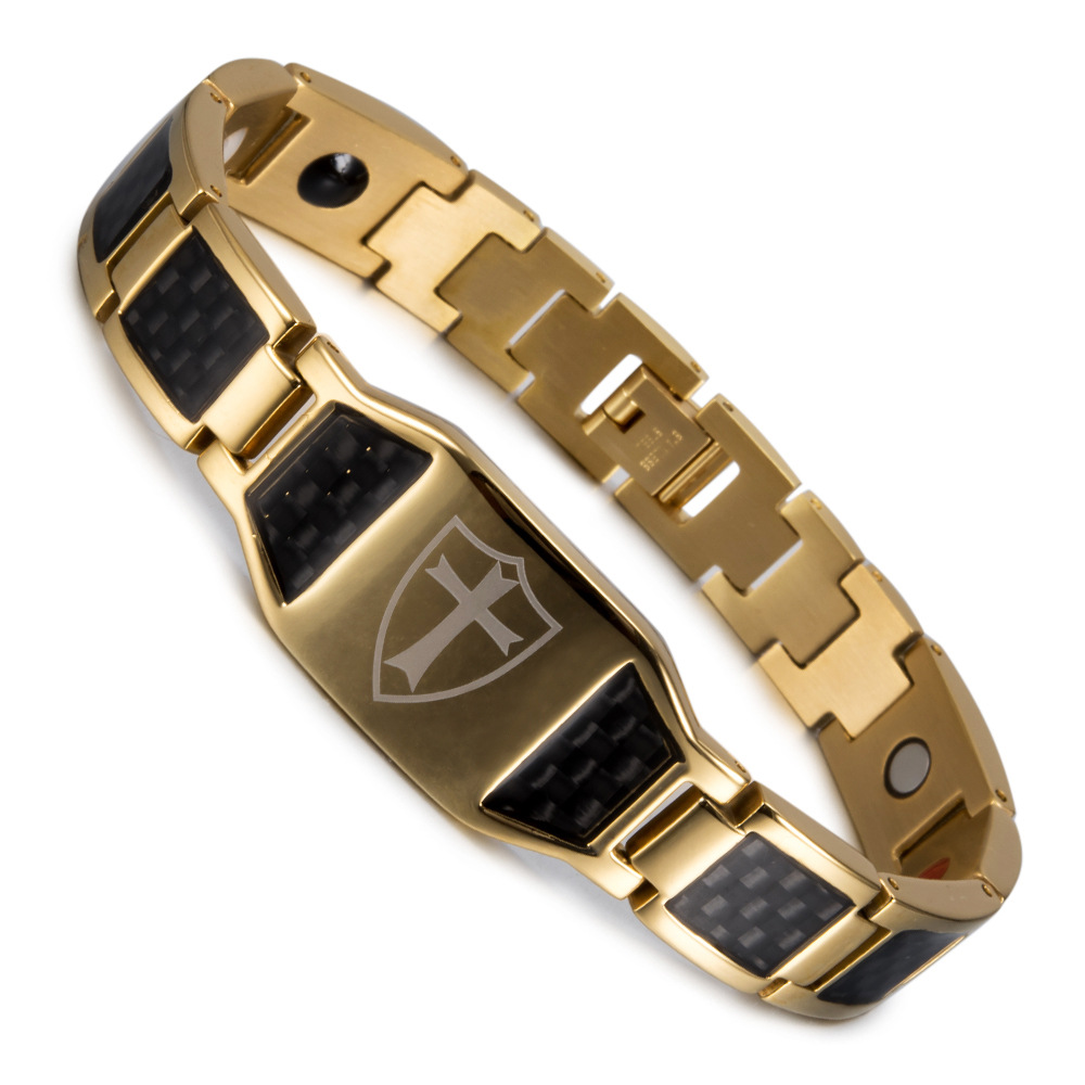 Men's Jesus cross energy bracelet-BUNNYKACHU