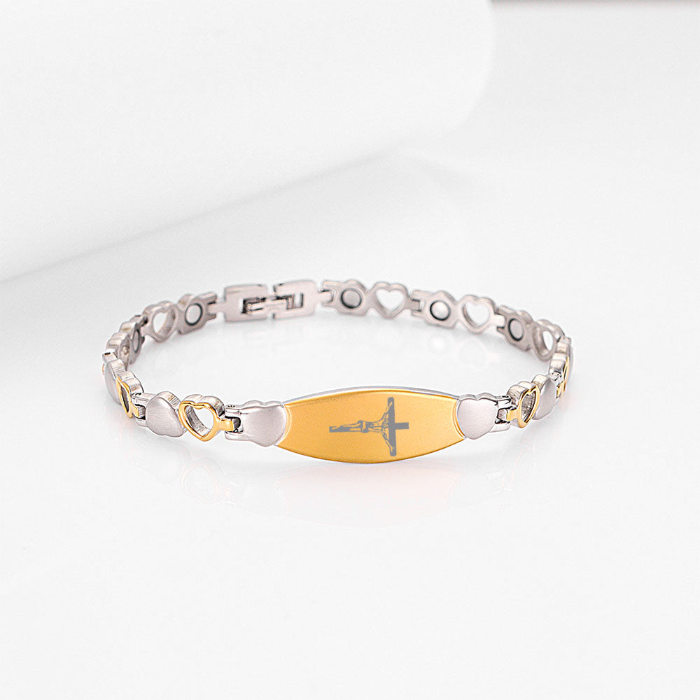 Women's Jesus cross bracelet-BUNNYKACHU