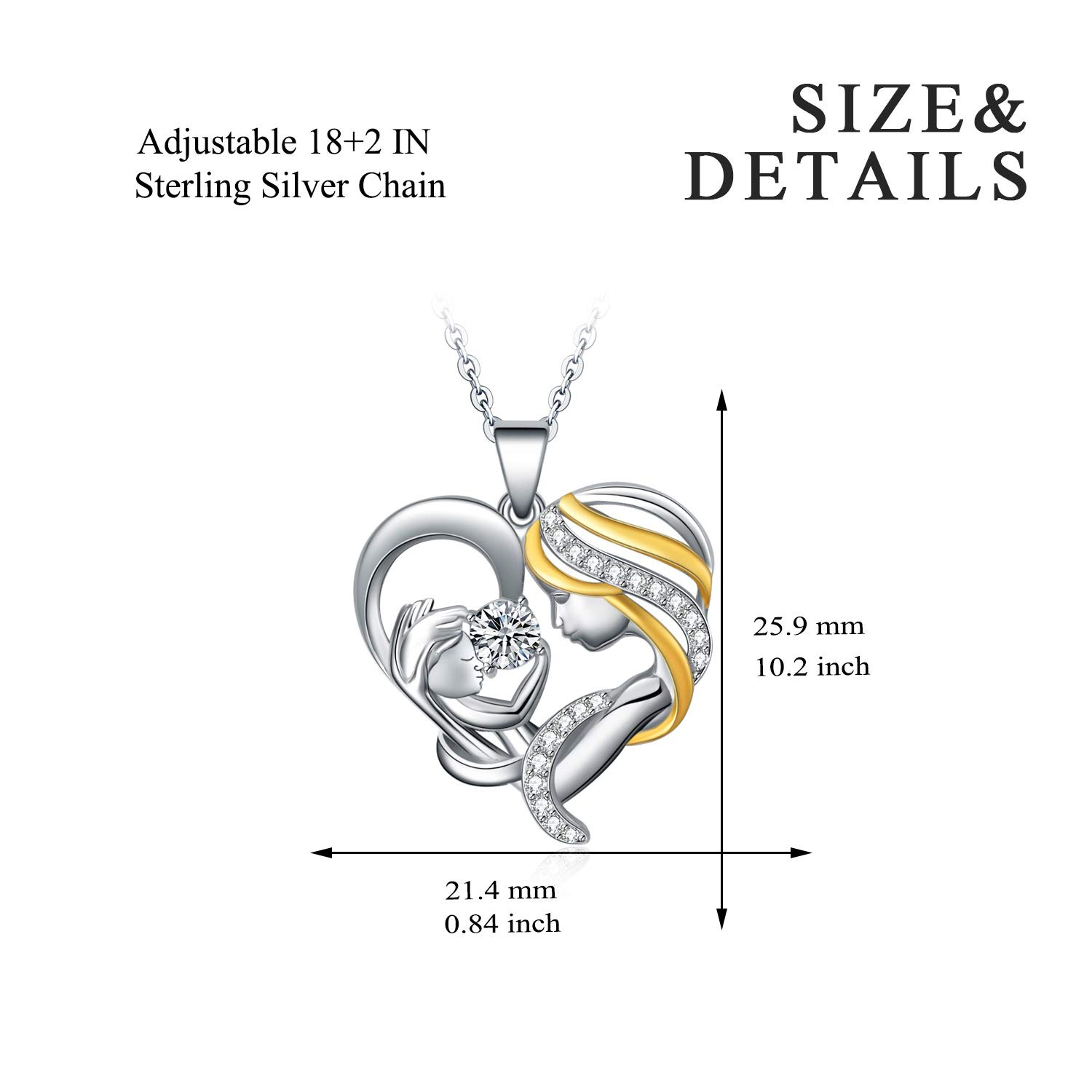 Beautiful Mother, you lift me up Alluring Beauty Necklace-BUNNYKACHU