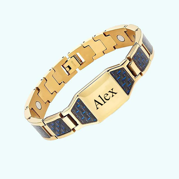 Personalized men's energy bracelet-BUNNYKACHU