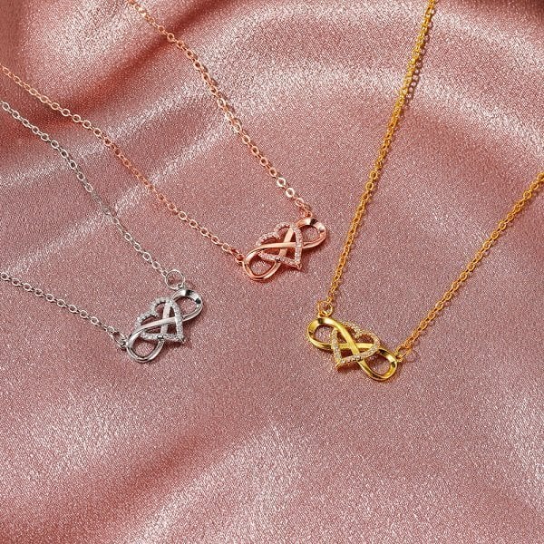 🔥Infinite Love Necklace-''I love you until infinity runs out''👩❤️👧-BUNNYKACHU