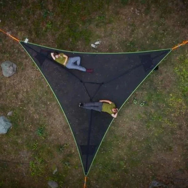 MULTI-PERSON HAMMOCK- PATENTED 3 POINT DESIGN-BUNNYKACHU