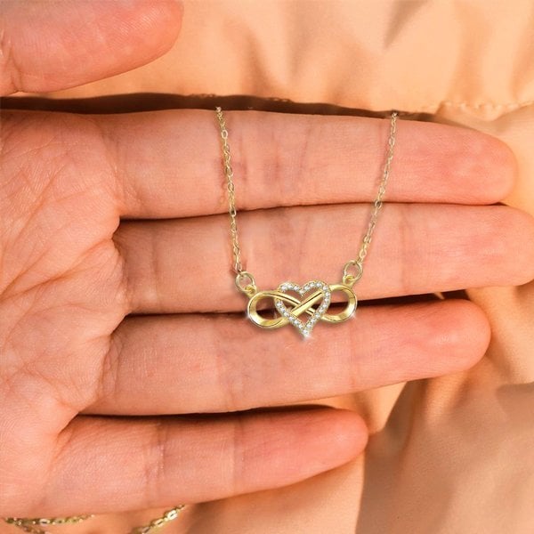 🔥Infinite Love Necklace-''I love you until infinity runs out''👩❤️👧-BUNNYKACHU